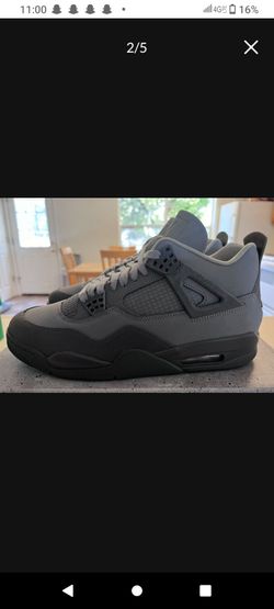 DM me Air Jordan 4 Retro Grey size 7.5
