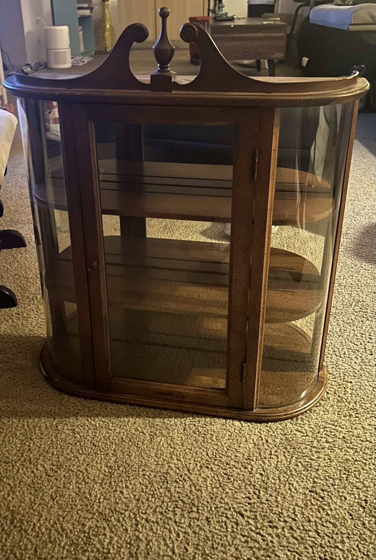 Butler Hanging Wall Curio Cabinet