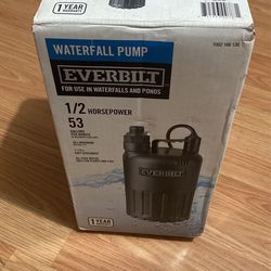 Everbilt Waterfall Pump 