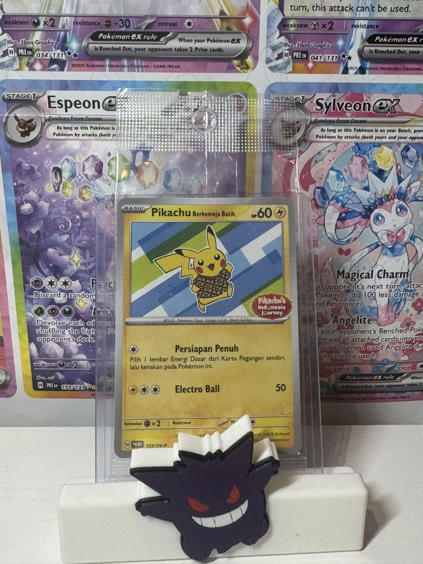 POKEMON Card PIKACHU Promo BATIK 101/SV-P INDONESIA JOURNEY 2024