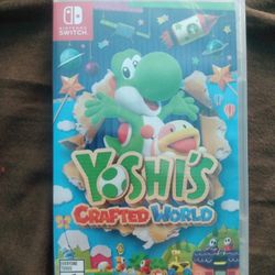 New Nintendo Switch Yoshi's Crafted World $45 price is FIRM Message if interested CROSS POSTED