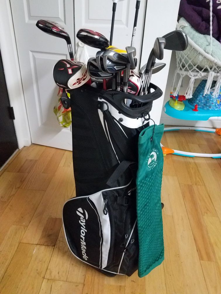 Taylormade golf bag and whole set