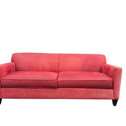 **Free Delivery** Crate & Barrel Beautiful Red Couch