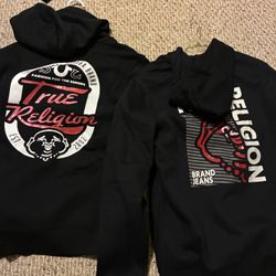 True Religion Hoodies Size M 70$ Each 