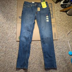 NWT Levis 511 Jeans Mens 32x32 Blue Denim Straight Slim Fit Stretch Casual