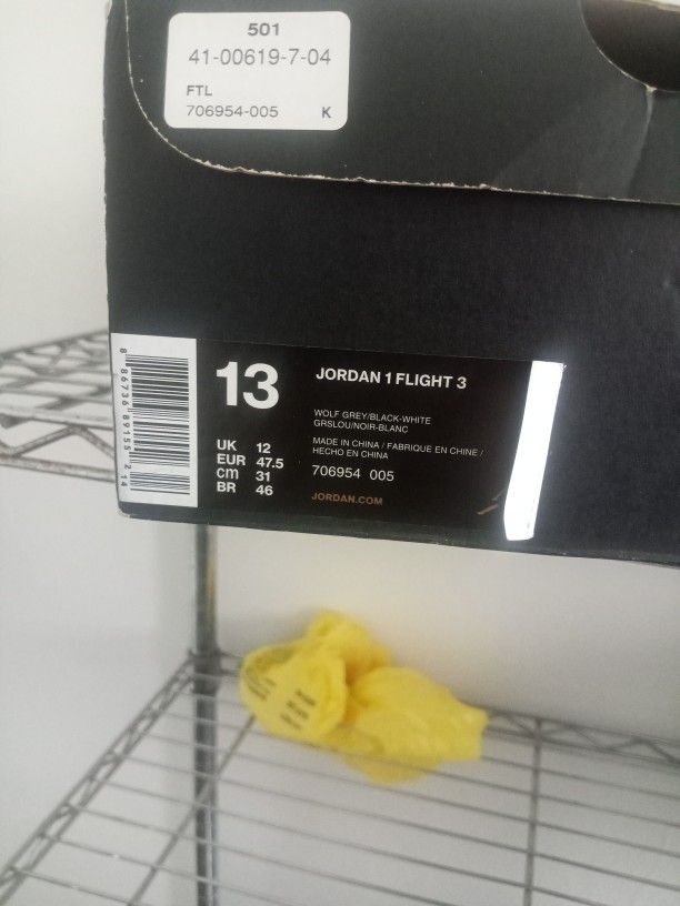 Jordan 1 FLIGHT 3 size 13