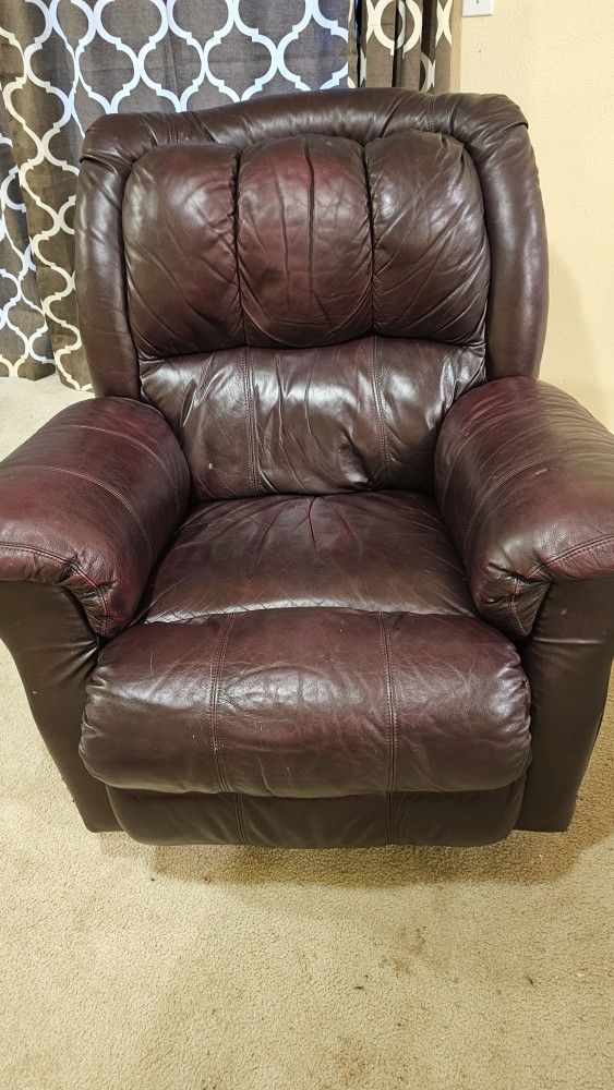 Leather Recliner 