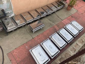 Chaffing Dishes, Catering, Light Duty, 6/4pieces +10/3 pieces.