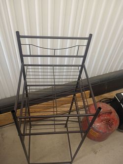 Decorative metal rack