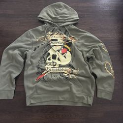 Ed Hardy Hoodie Med Brand New