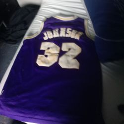 Addidas Magic Johnson Lakers Jersey