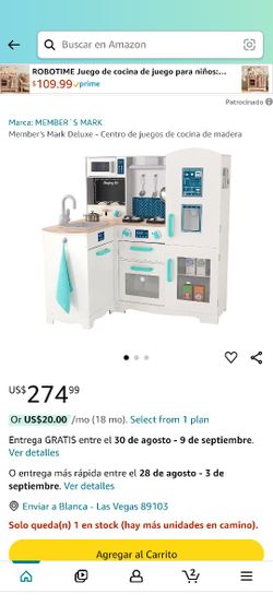Wooden Kitchen Play Center