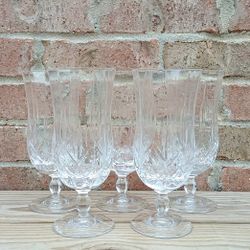 Royal Crystal Rock Opera Iced Tea Glasses 
