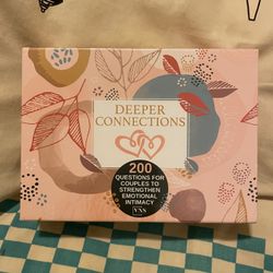 This is a card game called "Deeper Connections" (Deeper Connections), specially designed for couples. • Main Function: This is a set of cards that ins
