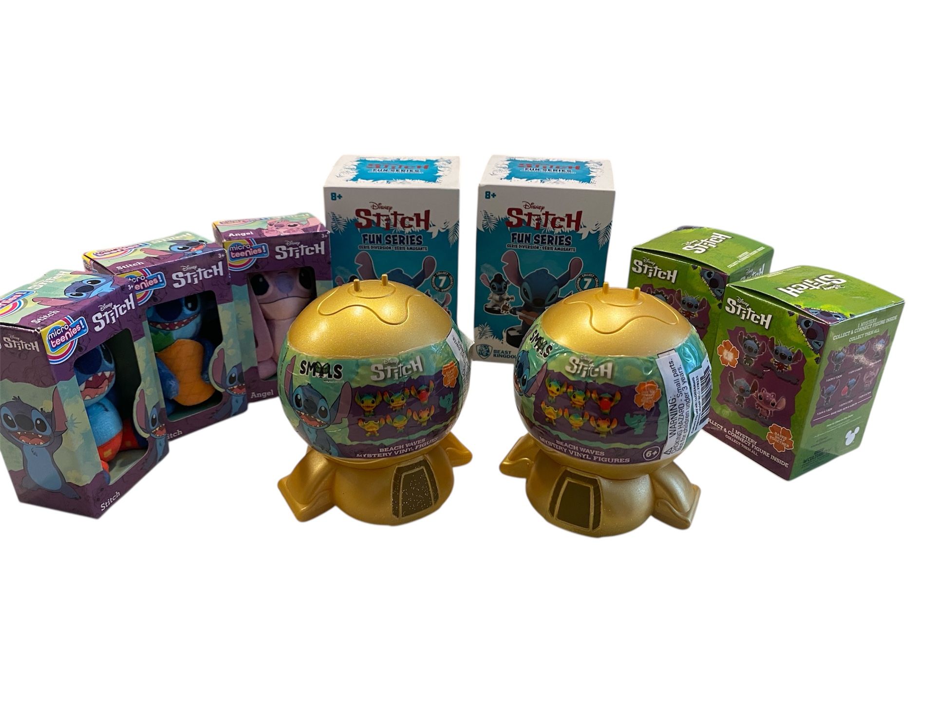 6 Stitch Mystery Collectibles ! 3 Micro Teenies !