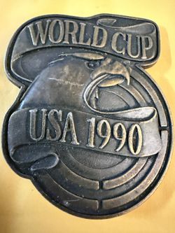 Belt Buckle - World Cup 1990 - Good/Usable Condition