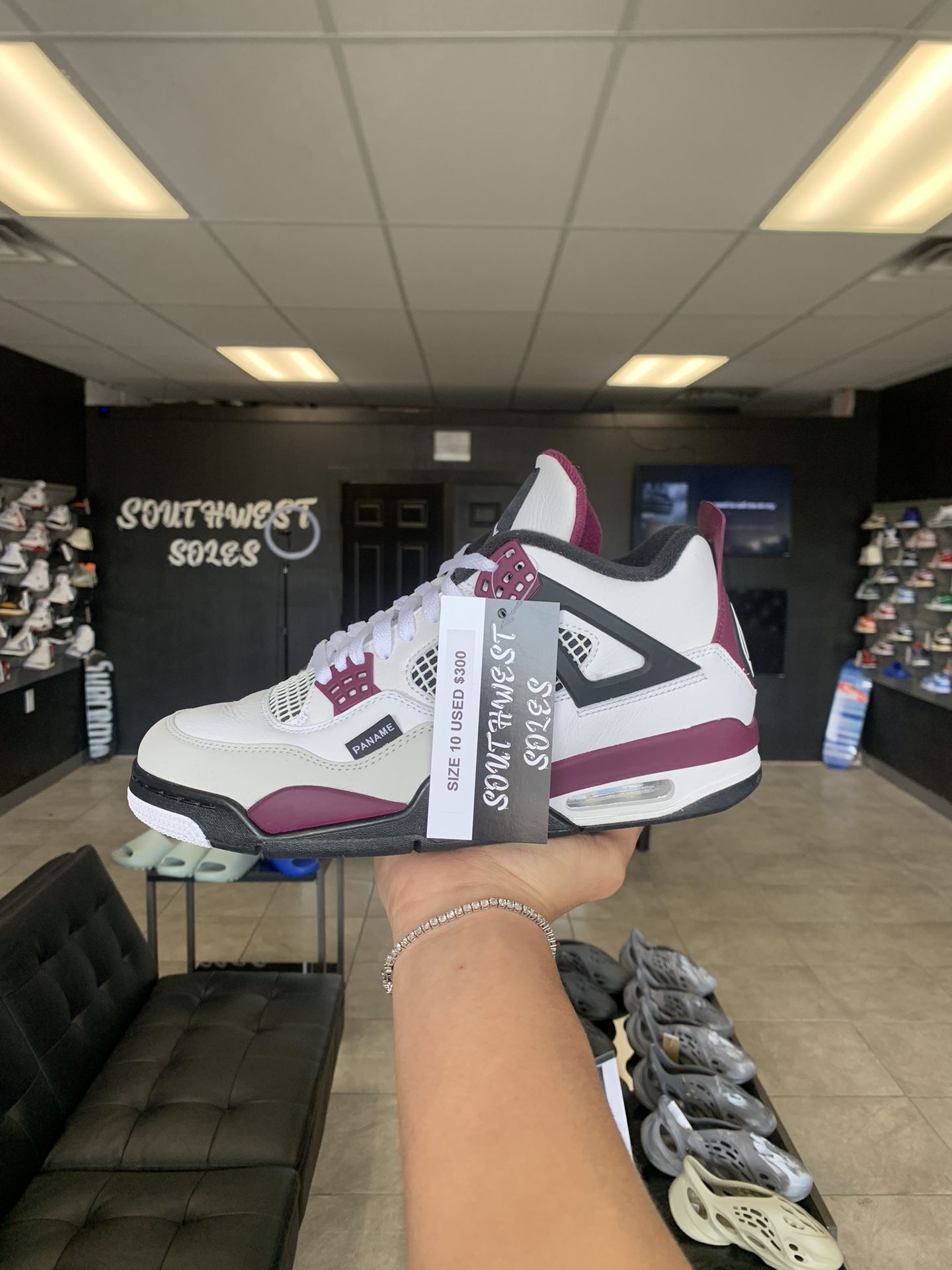 Jordan 4 PSG Size 10 Available In Store!