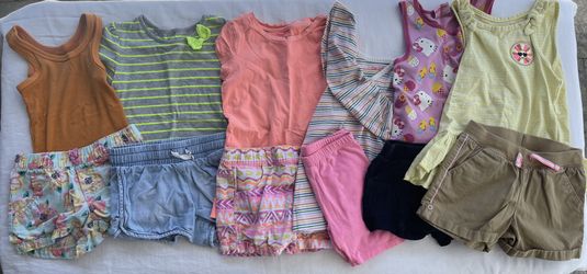 Girls 5T Summer Clothes Lot, 12 Pieces 