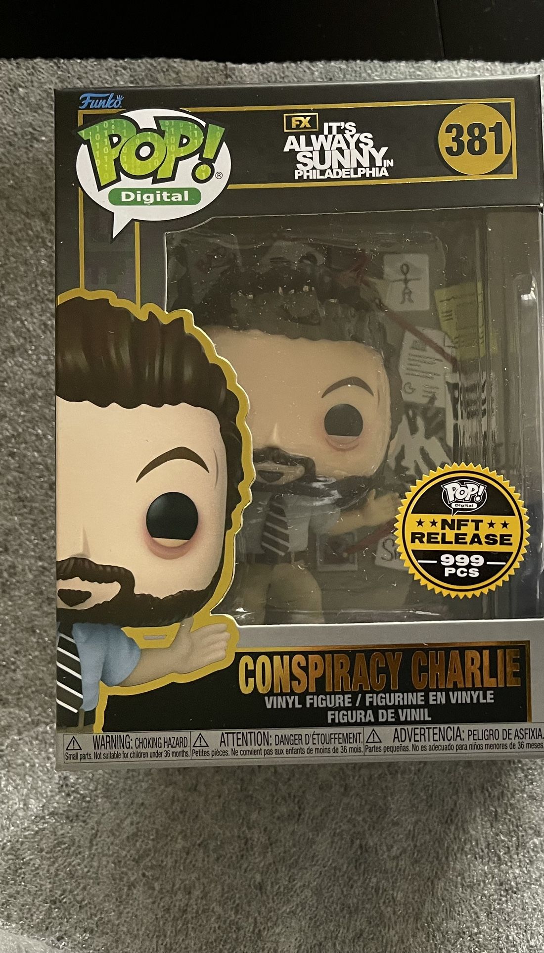 Funko NFT IASIP Conspiracy Charlie GRAIL 391/999