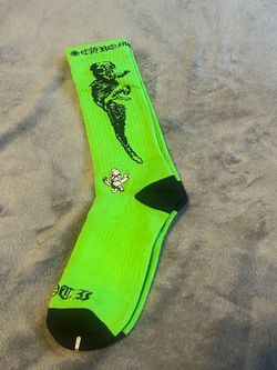 Chrome socks skeleton green