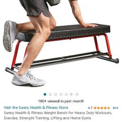 Sunnyfit Flat Gym Bench