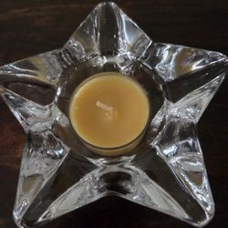 Star Tealite Holders, 5" Tip To Tip, New, Giftable, Nice Presentation 2 For 3.00