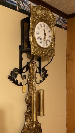 Antique Grandfather Clock & Wall Clocks