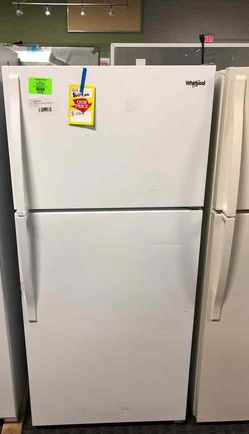 Whirlpool Top Freezer Refrigerator White CP