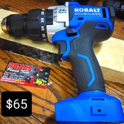 KOBALT BRUSHLESS DRILL DRIVER KDD 524B-03 TOOL-ONLY 