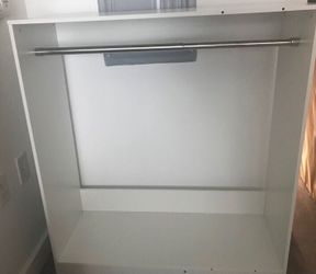 Closet armoire wardrobe - heavy duty rod