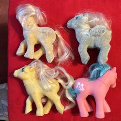 Vintage My Little Pony Lot. Four Total, Early ‘80’s