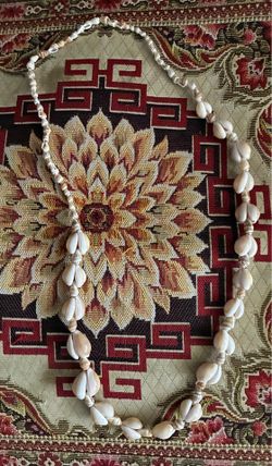 Vintage Cowrie Shell Necklace