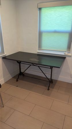 Restoration hardware iron table