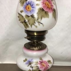 Handpainted, Vintage Lamp