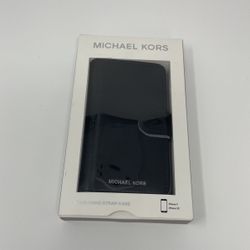 Michael kors iPhone X/XS Phone Case/wallet W/ Hand Strap