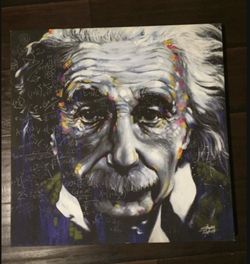 Albert Einstein picture canvas art