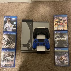 PS4 Batman Arkham Knight Limited Edition Bundle 500 Gb And Other Extras Included 
