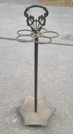 Beautiful Antique Solid Brass Cane/ Umbrella Stand