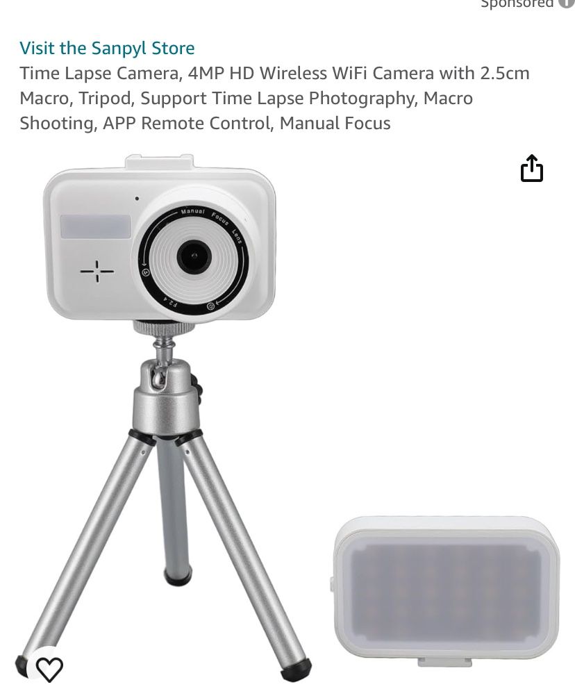 27K, Time Lapse Wireless Camera