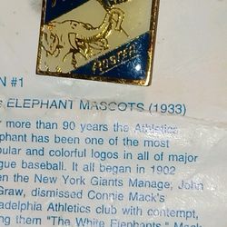 Pin #1 Elephant Mascote 