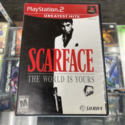 Scarface Ps2 $75 Gamehogs 11am-7pm