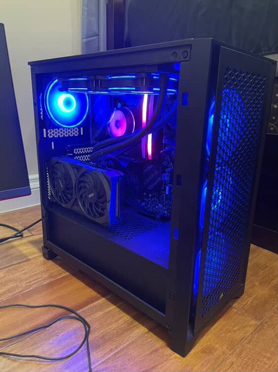 RGB GAMING PC. Intel I5 12600KF + RTX 3060 + 32GB DDR5 + 3TB