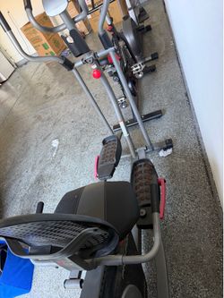 Eliptical sit or stand