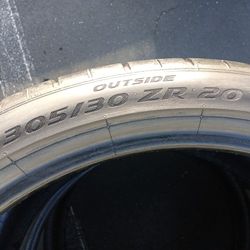 2 Llantas 305 30 R20 Pirelli Pzero Corsa 