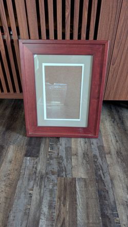 Cherry Wood Frame with Mat - 20.5" x 16.5"