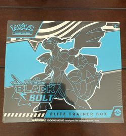 Pokemon TCG Black Bolt Elite Trainer Box Brand New Sealed