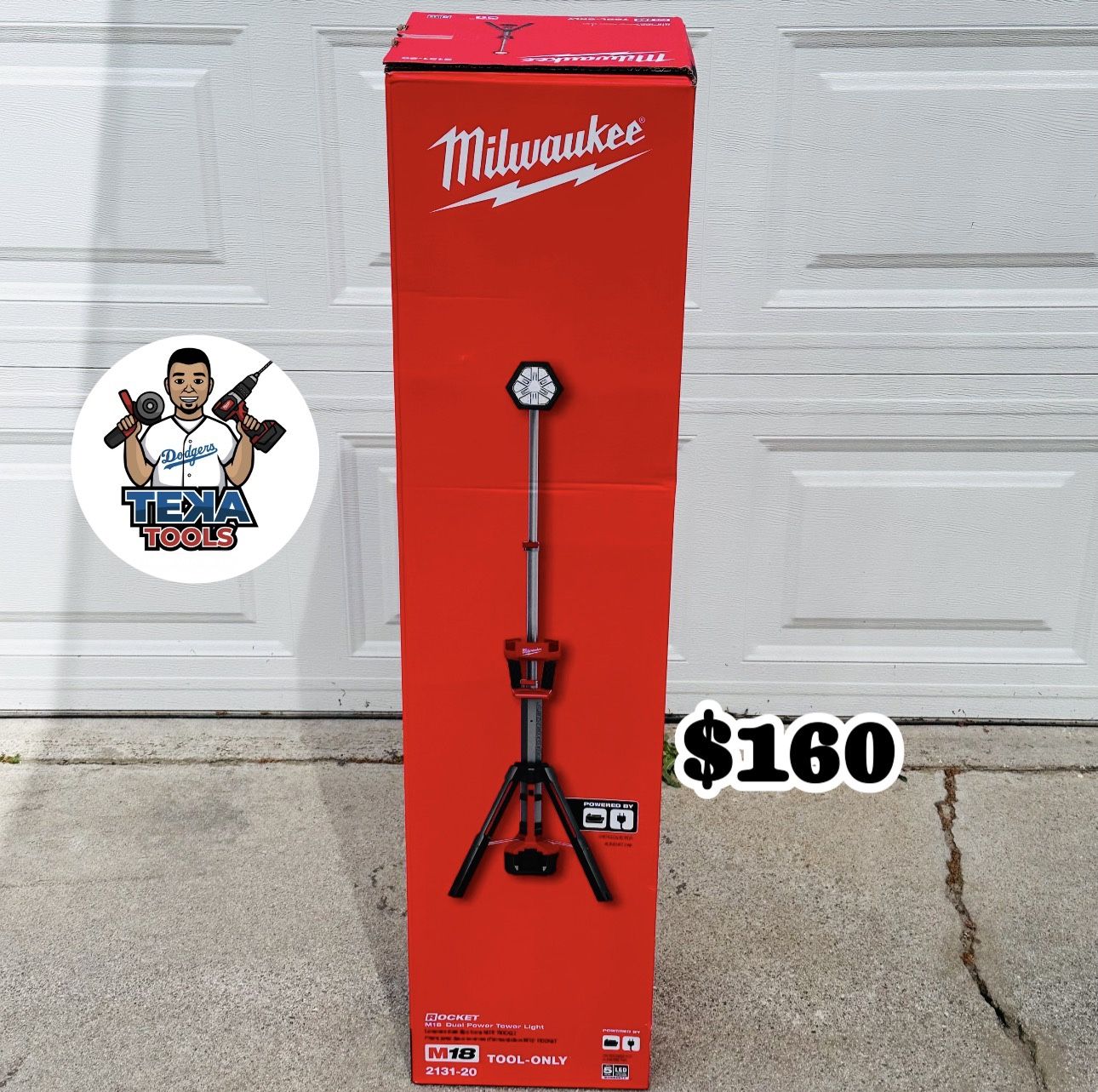Milwaukee M18 18-Volt Rocket Dual Power Tower Light (Tool-Only)