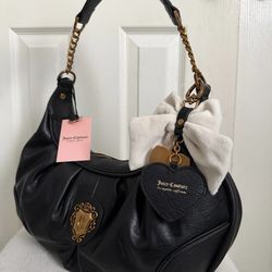 Juicy couture black hobo purse