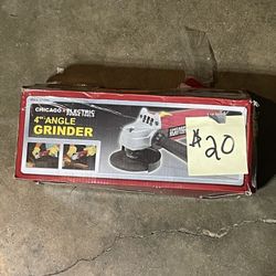 Chicago Electric Power Tool 4” Angle Grinder 