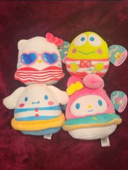 Hello Kitty, Cinnamoroll, Keroppi, My Melody Squishmallows 6.5-7.5" Tall NWT (Read Description)